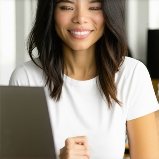 Business owner optimizing Google My Business and local listings in Dallas.