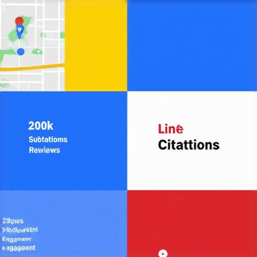 Holistic Local SEO Factors in Texas Diagram illustrating the interconnected factors impacting Google Maps rankings in Texas