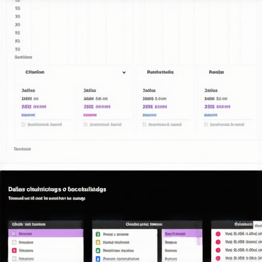 Screenshot of local SEO analytics dashboard highlighting Dallas rankings and citation data