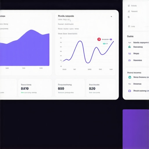 A computer screen showing SEO analytics and local ranking graphs.