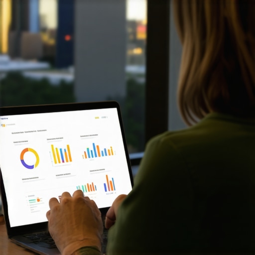 Person reviewing local SEO and Google Maps ranking data on a laptop for Dallas business growth