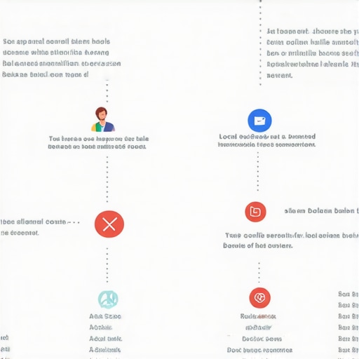 Illustration of local SEO tactics for Dallas businesses including Google Maps optimization, keywords, backlinks, reviews, and content.