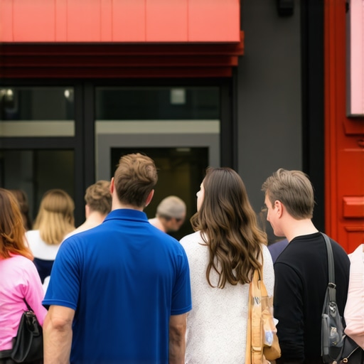 Vibrant Dallas storefront with smiling customers