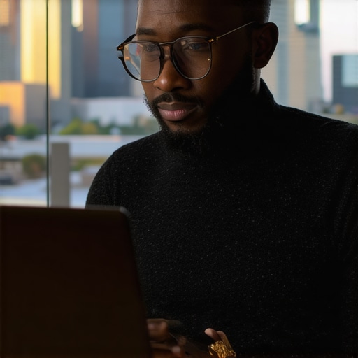 Business owner optimizing Google Maps profile in Dallas