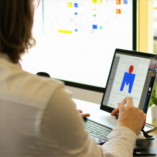 Business owner updating Google My Business profile for better local SEO in Dallas